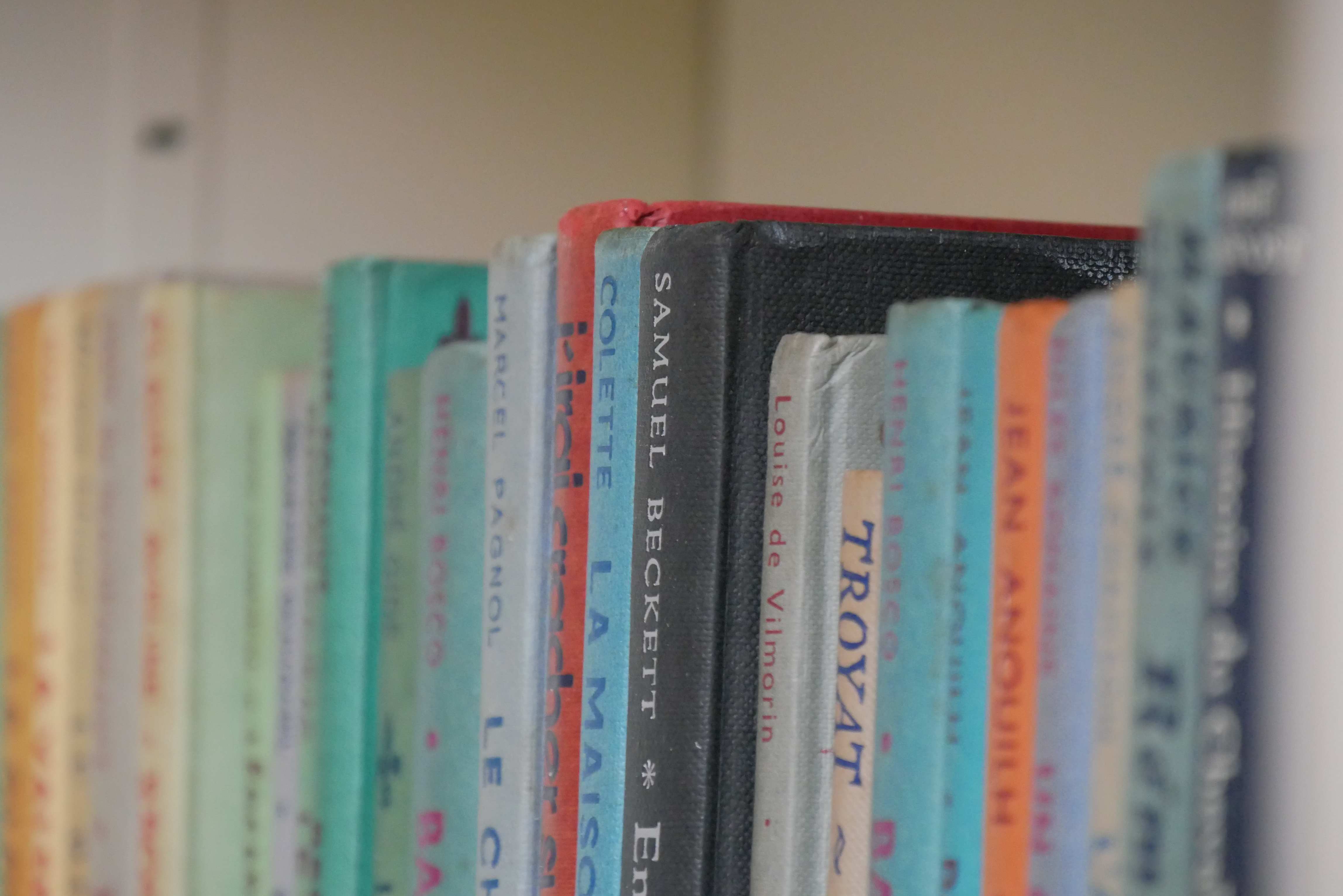 Upstairs bedroom library